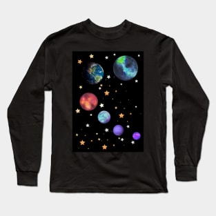 Space solar system - Astronomy Long Sleeve T-Shirt